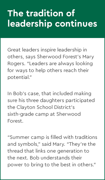 Bob Holmes leadership tradition continued