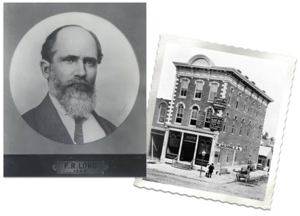 Francis Reid Long and bank building