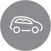 Car icon grey