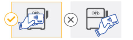 Contactless card. Tap to pay.